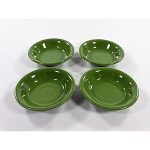 Set of 4 Fiesta Shamrock Green Fruit Bowls Homer Laughlin HLC 5 3/8" Retired